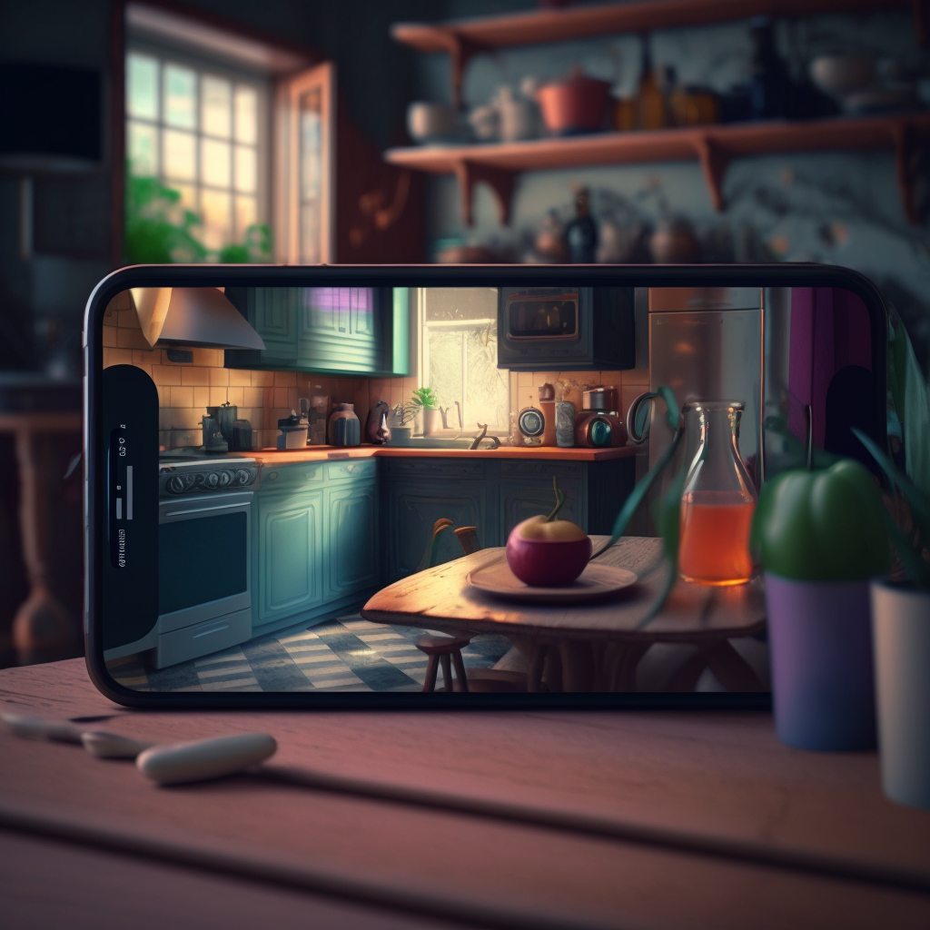 айфон делает фото кухни